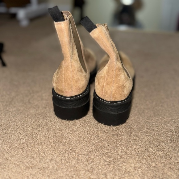 Tan Suede Ankle Boots by Marc Fisher - Picture 8 of 9